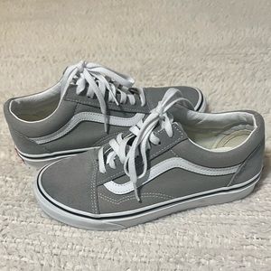 Vans old skool sneaker grey women’s 7 men’s 5.5 NWOB